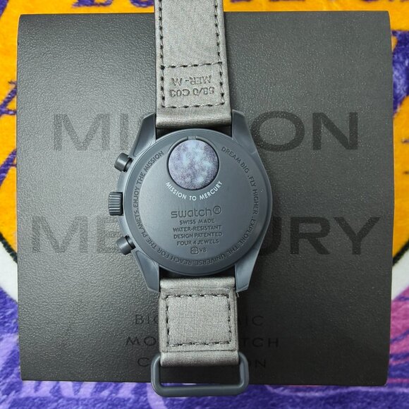 NWT Swatch X Omega Moonswatch Mission To The Mercury Watch - Picture 2 of 4
